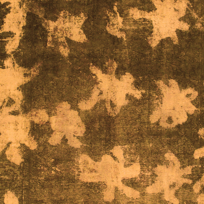 Machine Washable Abstract Orange Modern Area Rugs, wshabs1106org