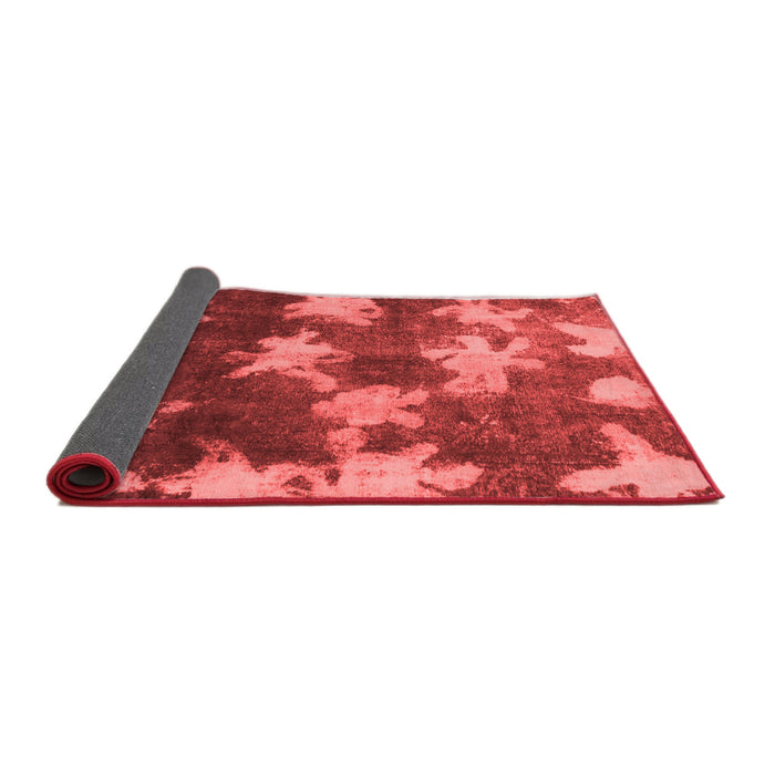 Abstract Red Modern Area Rugs
