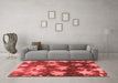 Modern Red Washable Rugs