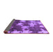 Sideview of Abstract Purple Modern Rug, abs1106pur