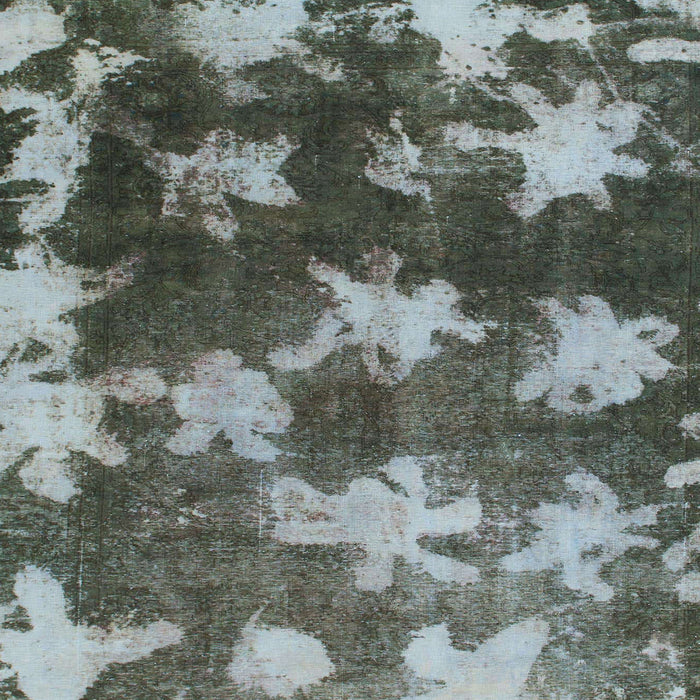 Round Abstract Light Black Modern Rug, abs1106