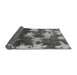 Sideview of Abstract Gray Modern Rug, abs1106gry