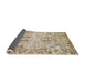 Sideview of Abstract Brown Modern Rug, abs1107