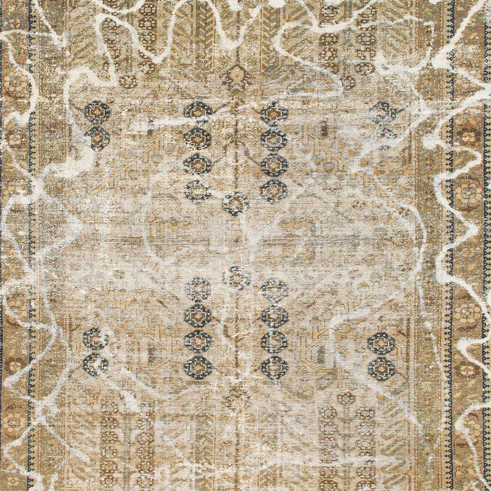 Abstract Brown Modern Rug, abs1107