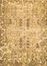 Abstract Brown Modern Rug, abs1107brn