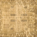 Square Abstract Brown Modern Rug, abs1107brn