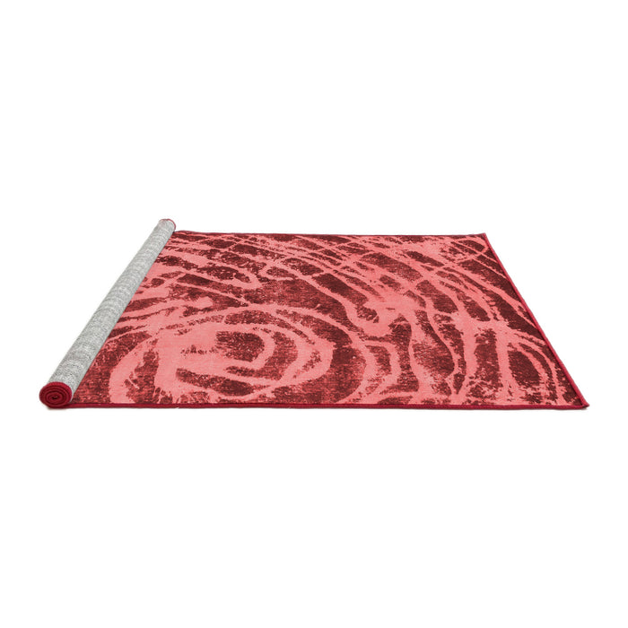 Modern Red Washable Rugs
