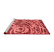 Modern Red Washable Rugs