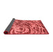 Abstract Red Modern Area Rugs