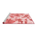 Modern Red Washable Rugs