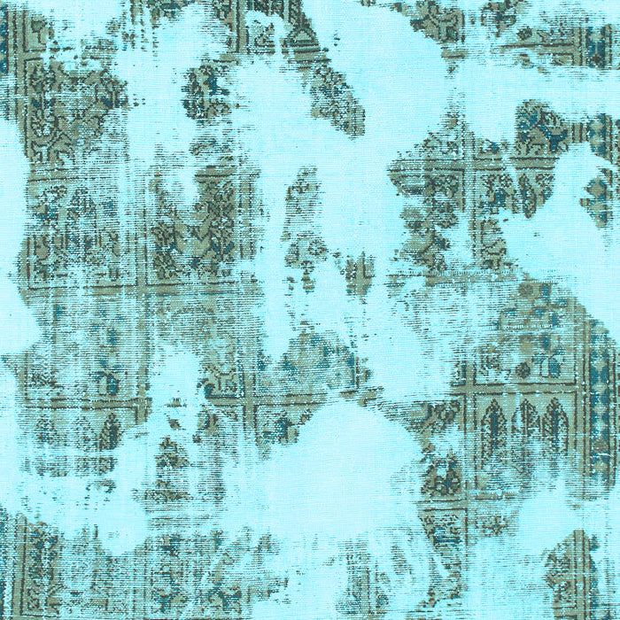Abstract Light Blue Modern Rug, abs1109lblu
