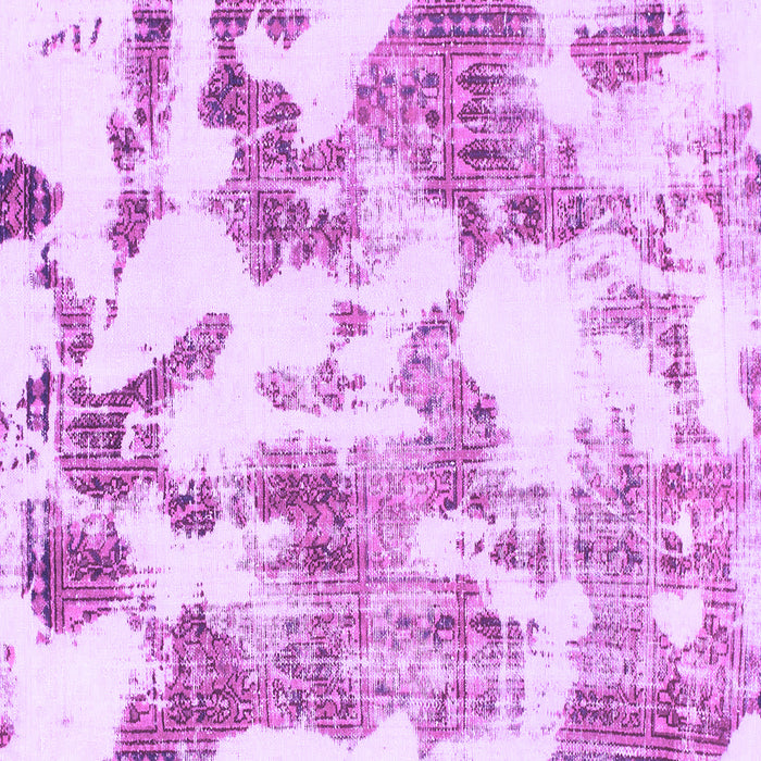 Square Abstract Purple Modern Rug, abs1109pur