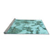 Sideview of Machine Washable Abstract Light Blue Modern Rug, wshabs1109lblu