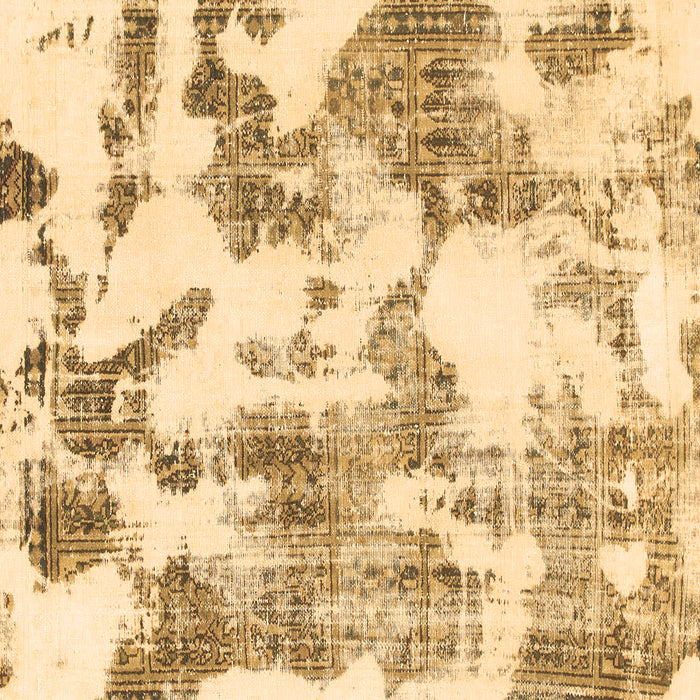 Square Machine Washable Abstract Brown Modern Rug, wshabs1109brn