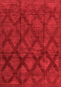 Abstract Red Modern Rug, abs110red