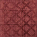 Square Abstract Brown Modern Rug, abs110brn