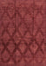 Machine Washable Abstract Brown Modern Rug, wshabs110brn