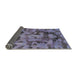 Sideview of Abstract Lavender Purple Modern Rug, abs1110