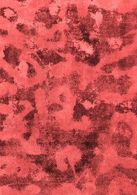 Abstract Red Modern Rug, abs1110red