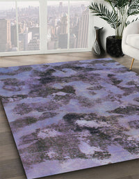 Abstract Lavender Purple Modern Rug, abs1110