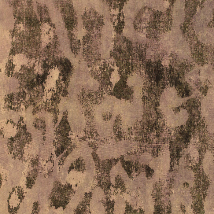 Square Machine Washable Abstract Brown Modern Rug, wshabs1110brn