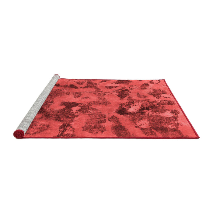 Modern Red Washable Rugs