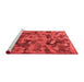 Modern Red Washable Rugs