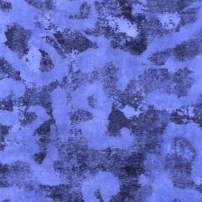 Abstract Blue Modern Rug, abs1110blu