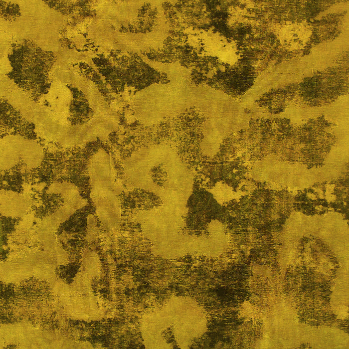 Abstract Yellow Modern Rug, abs1110yw