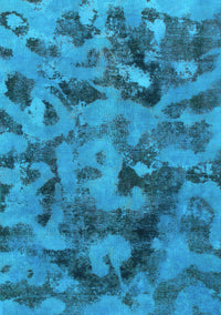 Abstract Light Blue Modern Rug, abs1110lblu