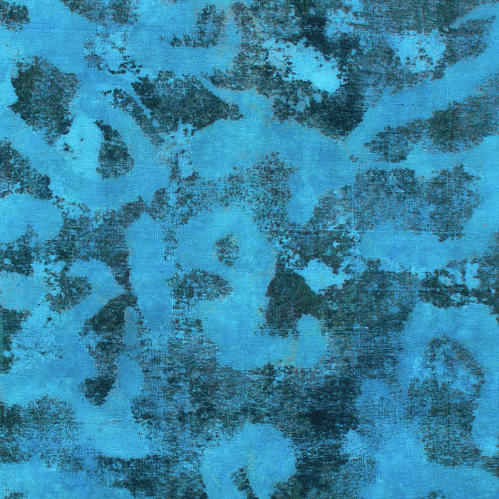 Abstract Light Blue Modern Rug, abs1110lblu