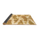 Sideview of Abstract Brown Modern Rug, abs1111brn