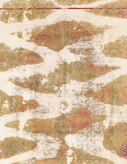Abstract Orange Modern Rug, abs1111