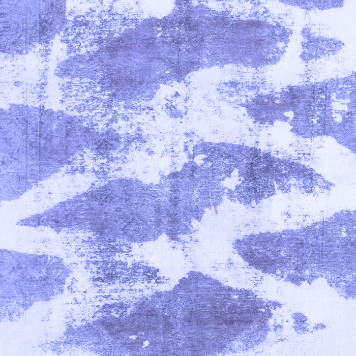 Machine Washable Abstract Blue Modern Rug, wshabs1111blu