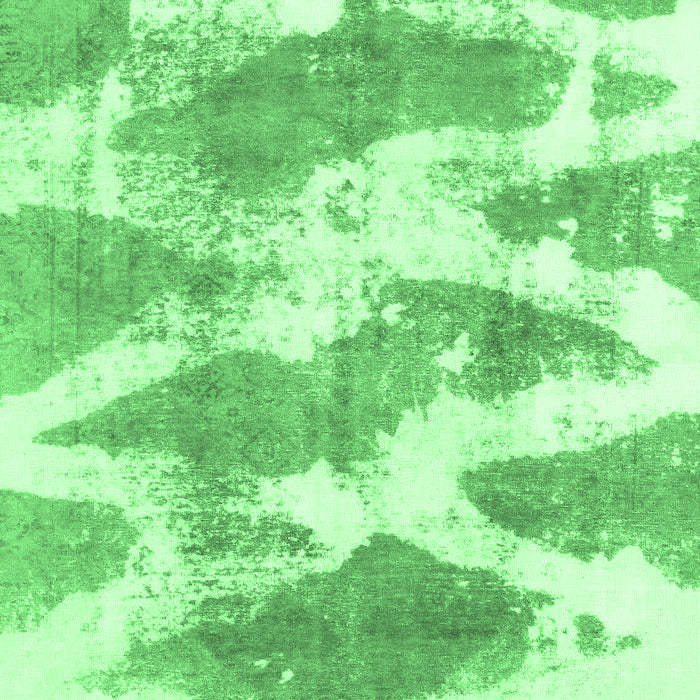 Machine Washable Abstract Emerald Green Modern Area Rugs, wshabs1111emgrn