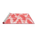 Modern Red Washable Rugs