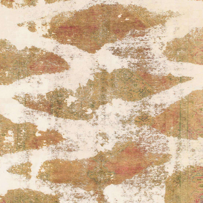 Machine Washable Abstract Orange Rug, wshabs1111