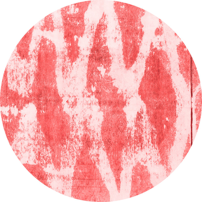 Machine Washable Abstract Red Modern Rug, wshabs1111red