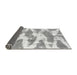 Sideview of Abstract Gray Modern Rug, abs1111gry