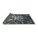 Sideview of Abstract Gray Modern Rug, abs1112