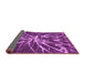 Sideview of Abstract Pink Modern Rug, abs1112pnk