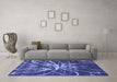 Machine Washable Abstract Blue Modern Rug in a Living Room, wshabs1112blu