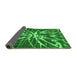 Sideview of Abstract Green Modern Rug, abs1112grn