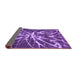 Sideview of Abstract Purple Modern Rug, abs1112pur