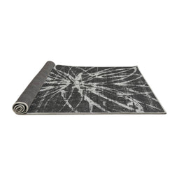 Sideview of Abstract Gray Modern Rug, abs1112gry