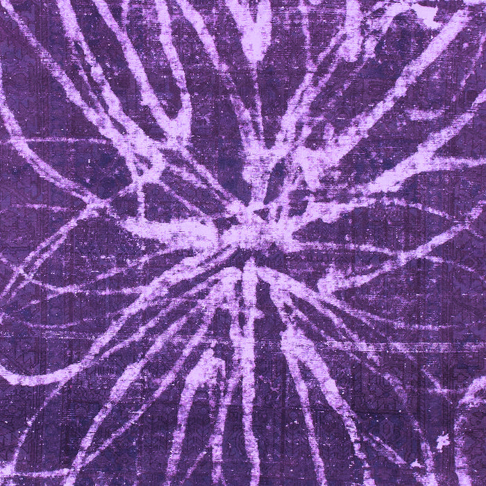 Machine Washable Abstract Purple Modern Area Rugs, wshabs1112pur