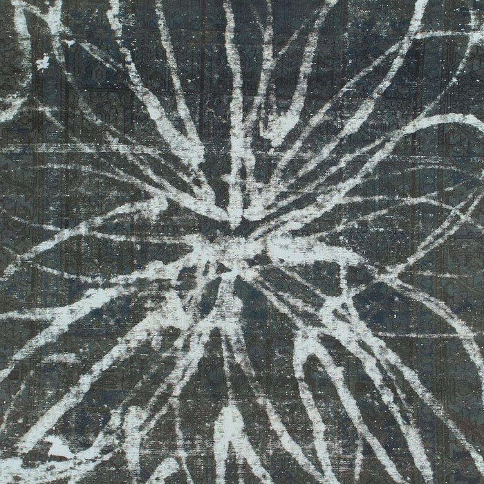 Machine Washable Abstract Grey Gray Rug, wshabs1112