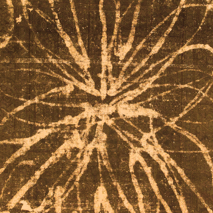 Abstract Orange Modern Rug, abs1112org