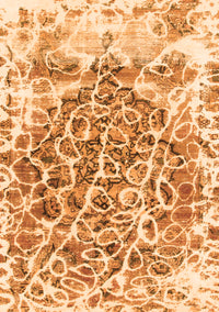 Abstract Orange Modern Rug, abs1113org