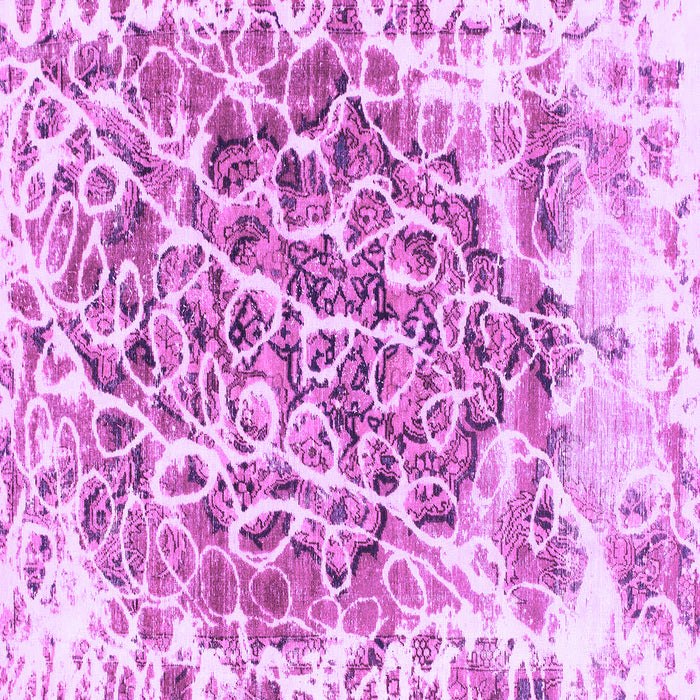 Square Machine Washable Abstract Purple Modern Area Rugs, wshabs1113pur